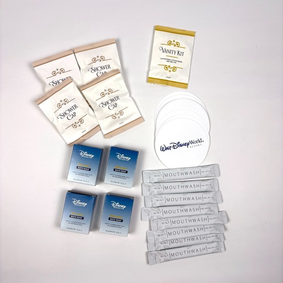 Disney Other - Disney Resorts Room Amenities 4 Sea Salt Bath Soaps 8 Mint Mouthwash 4 Shower Cp